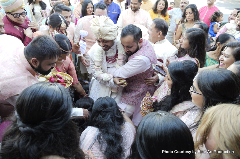 Grand entry of indian groom