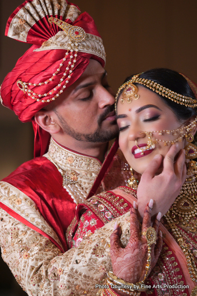 Happiest indian wedding couple