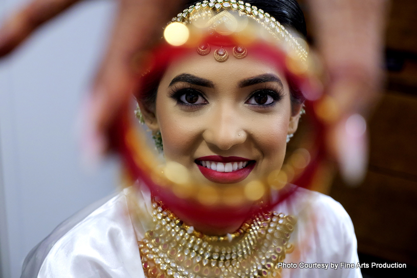 Indian Bride getting ready for marriage