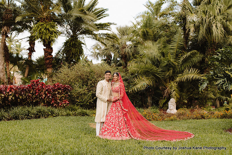 wedding photoshoot at outdoor location