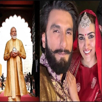 Ranveer Singh and Kriti Sanon praise PM Modi