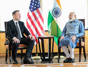 PM Modi and Elon Musk