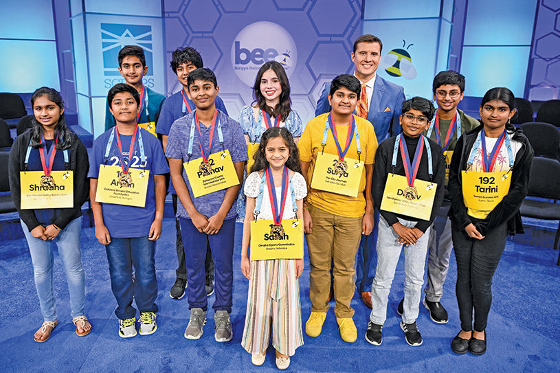 Indian-American wins the National Spelling Bee for the 22nd time in 24 years.