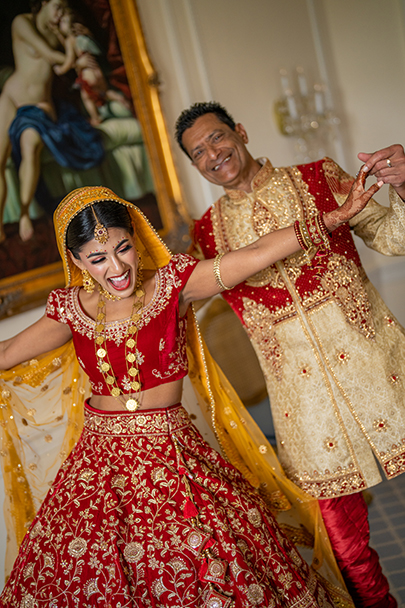 Happiest indian bride