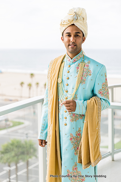 Indian groom looks like maharaja