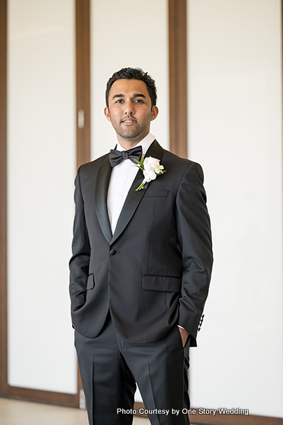 Handsome indian groom