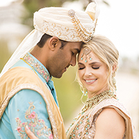 indian wedding couple