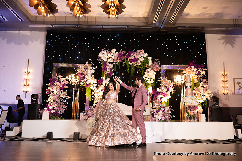 Indian wedding couple's first Dance Performance