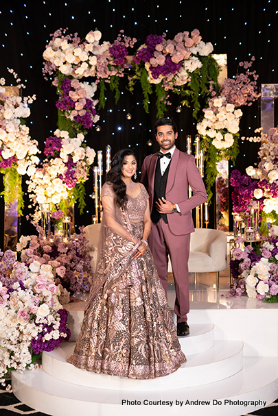 Beautiful indian wedding couple