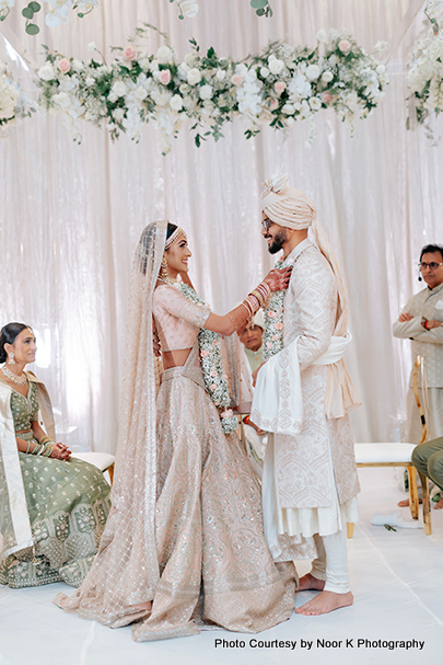 Indian wedding couple