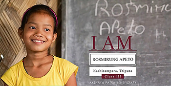 The story of Rosemary Apeto, a young girl from a small village in Tripura, further illustrates the impact of these meals.