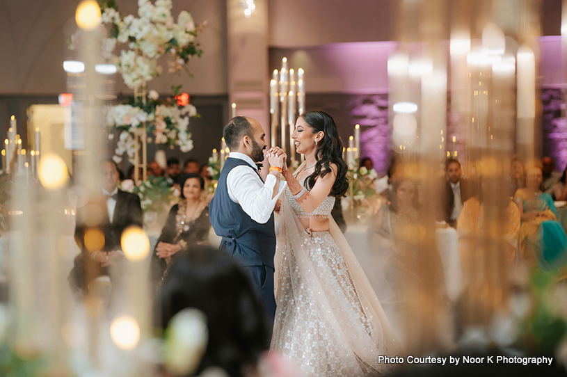 Indian Wedding Couple First Dance Performance