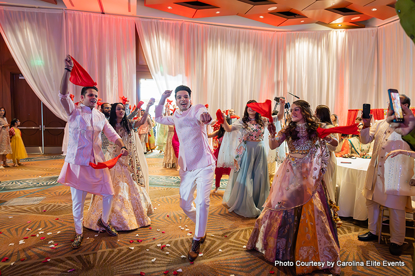 First dance performance by newly weds couple