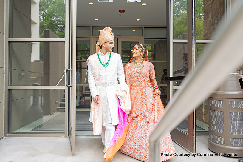 Indian wedding couple Priyank and Priyanka