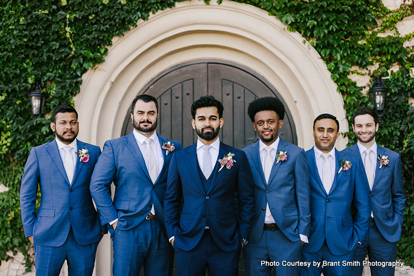 Groom with Groomsmen