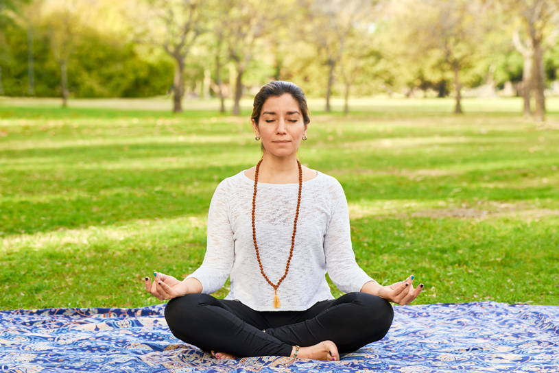 Women doing yoga