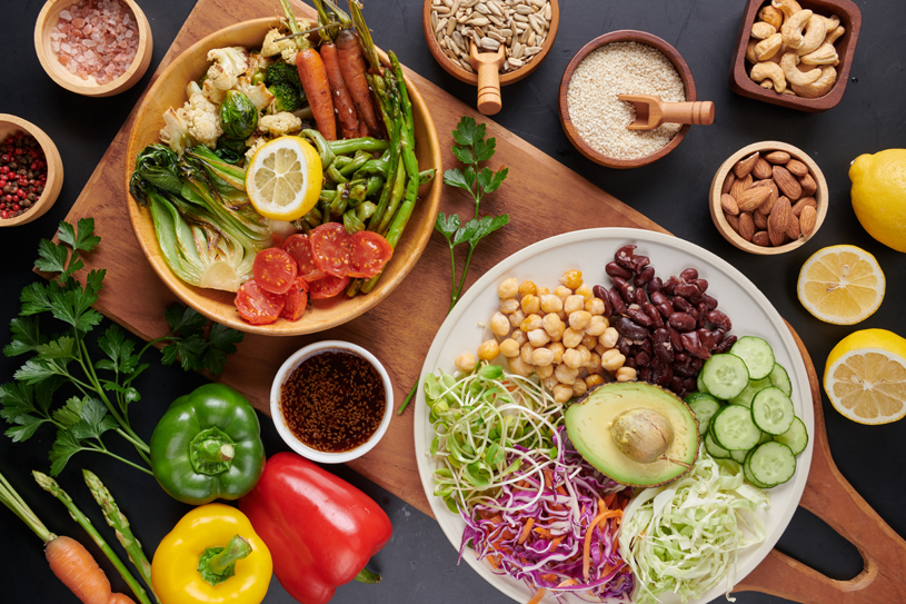 Fruit and Vegetable Plate