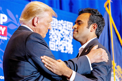 Vivek Ramaswamy endorses Donald Trump