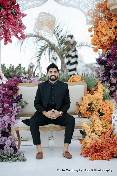 Handsome indian groom