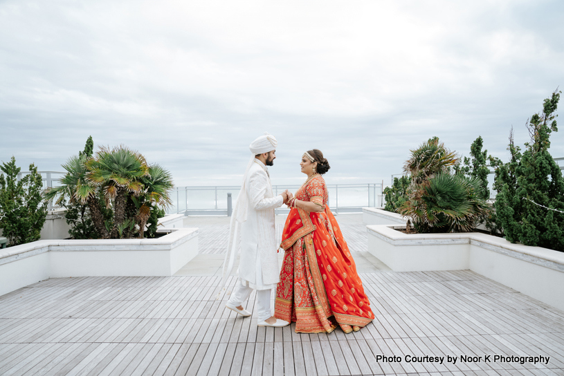 Happiest indian wedding couple