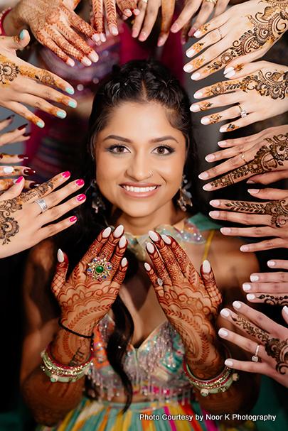 Indian bridal mehndi design 