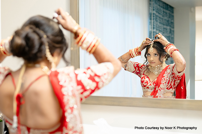 Indian Bride getting ready for her special day