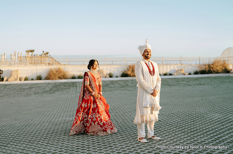 First look always beart touching feeling for wedding couple
