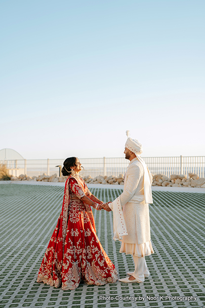Indian Groom Wore turban on his head