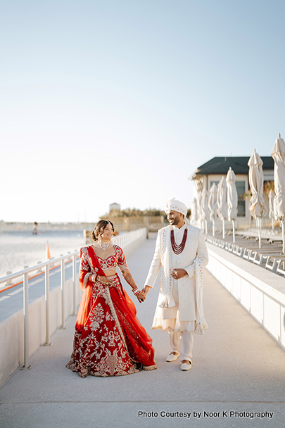 Holding hands and walking with each other on the path is great feeling 