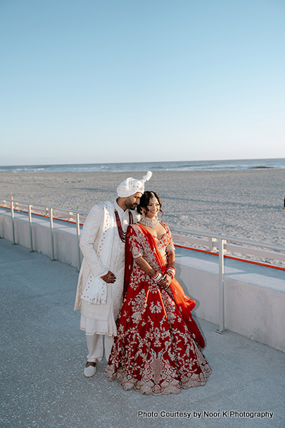 Couple's Romantic First Look Photo Shoot