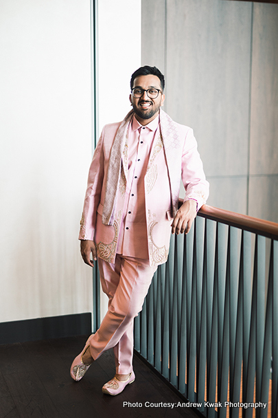 Indian groom Kishan