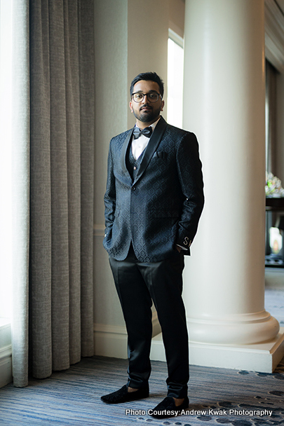 Indian groom Kishan
