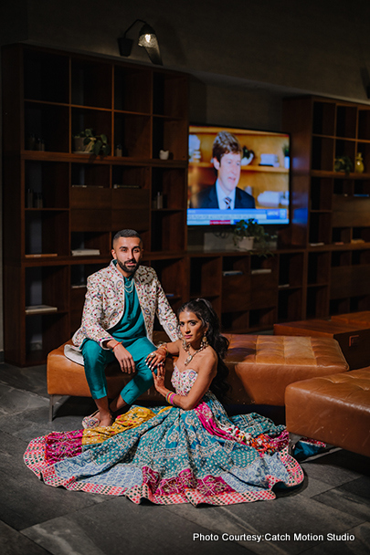 Indian wedding couple Aartu and Nir