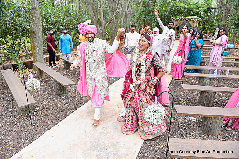 Happiest indian wedding couple