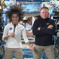 Astronauts Butch Wilmore And Sunita Williams