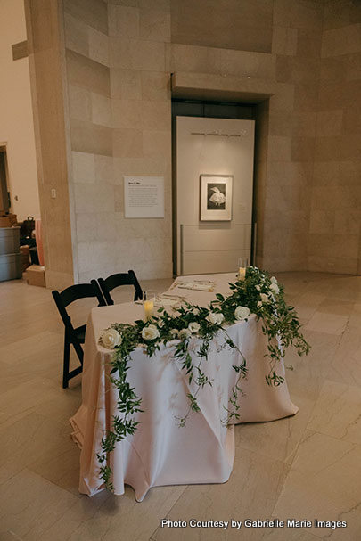 excellent flower decoration of center table
