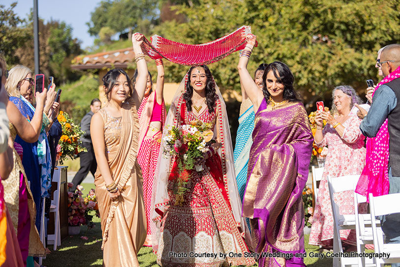 Indian wedding Bride entrance capture