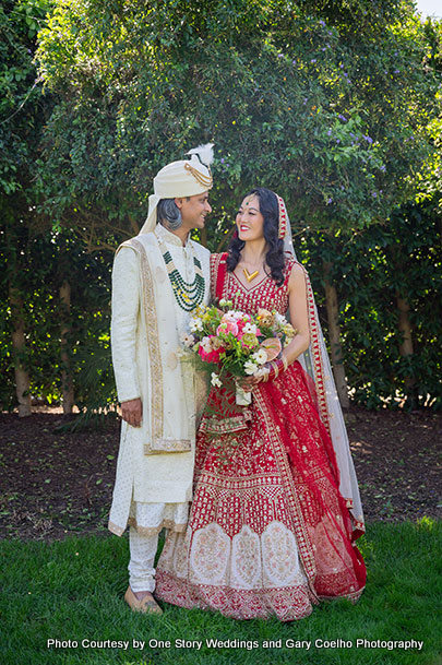 Indian wedding cake by The Cake Korner