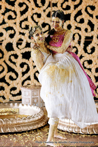 Haldi Pre-wedding Indian Ritual