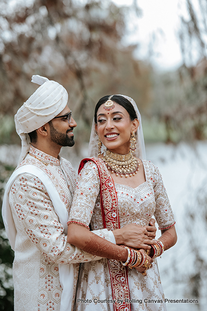 Couple's Romantic First Look Photo Shoot