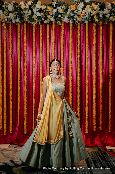 In Sangeet Ceremony' Decoration not complete without genda flower