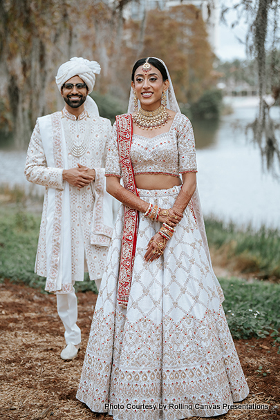 Indian Groom about to first look of her would be wife