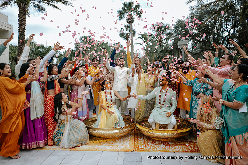 Indian wedding Dance Performance on Bollywood song Koi Ladki Hai Rangilo Maro Dol Na