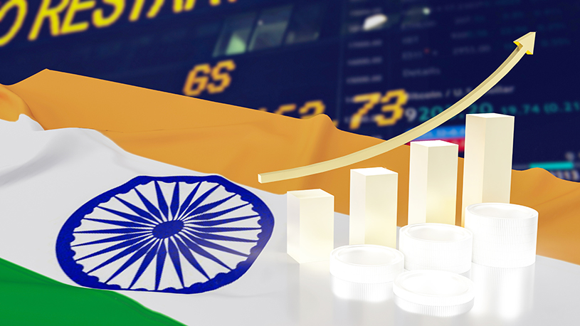 The Chart and India flag