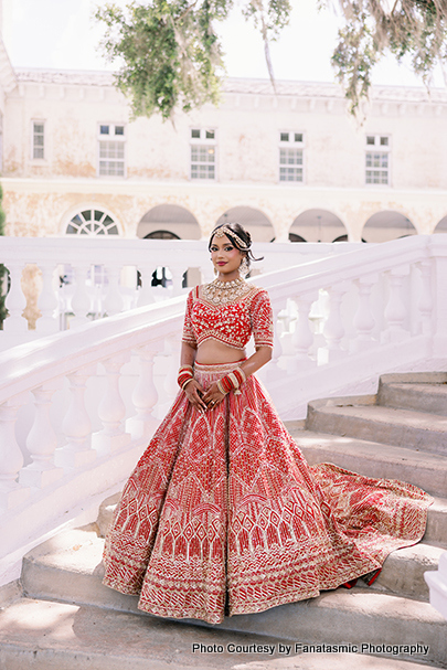 Kashmira's Bridal Portrait in Traditional Attire