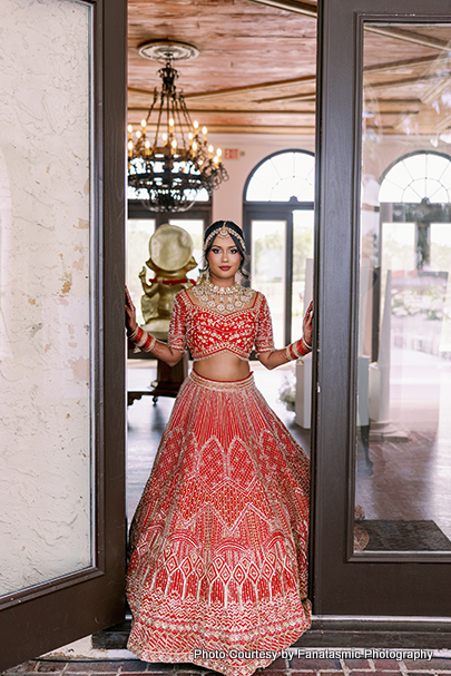 Kashmira's Bridal Portrait in Traditional Attire