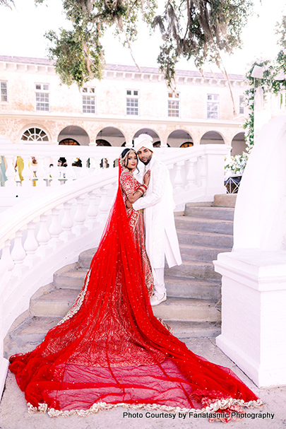 Kashmira and Paul sharing a romantic moment
