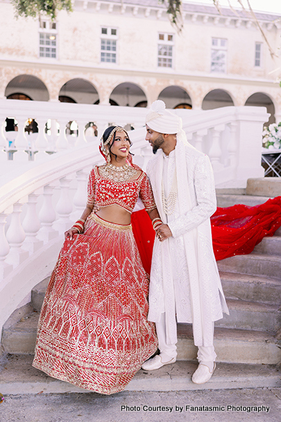Kashmira & Paul’s Romantic Wedding Portrait