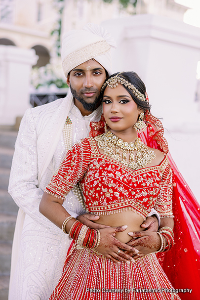 Indian wedding couple photoshoot