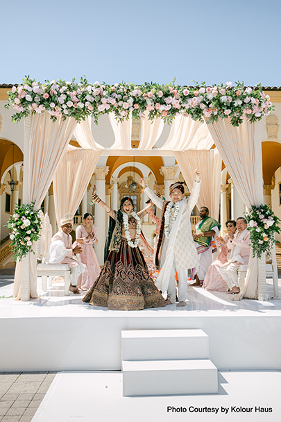 Navya and Eddy's wedding ceremony